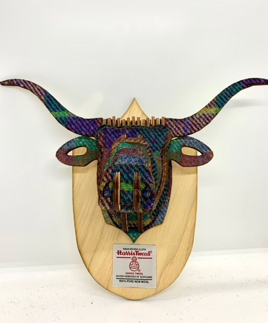 Harris Tweed Cow Head